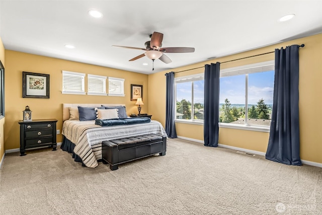 912 77th Dr SE, Lake Stevens, WA 98258 - bedroom with baseboards, carpet, and recessed lighting