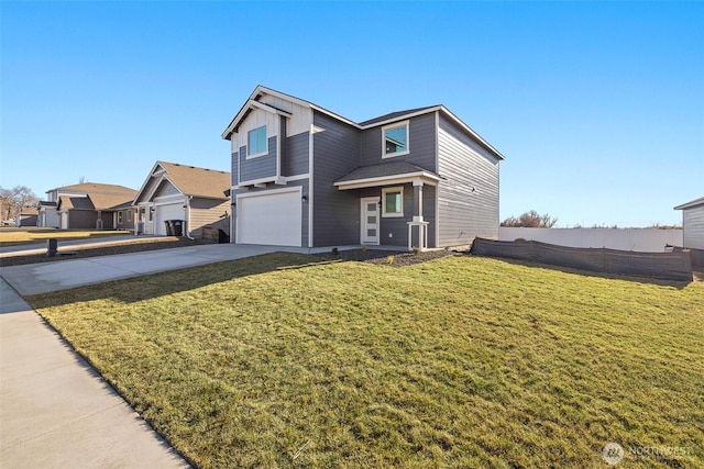 4235 W Sandy Ct, Moses Lake, WA 98837 - view of front of home with concrete driveway and an attached garage