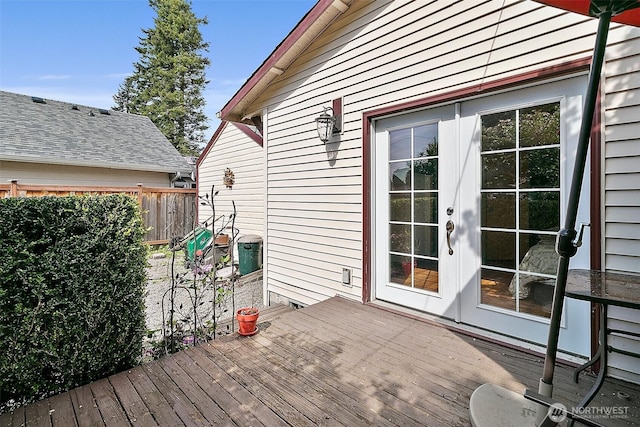 1165 Harding St, Enumclaw, WA 98022 - wooden deck featuring french doors