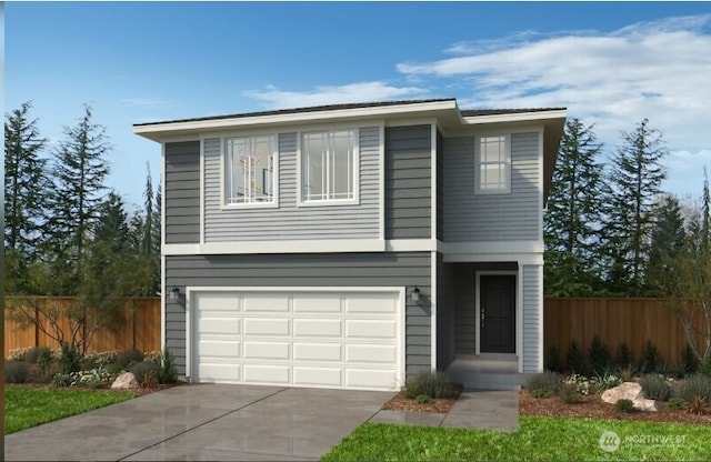 10312 6th Pl SE Unit 15, Lake Stevens, WA 98258 - view of front of home with an attached garage and concrete driveway