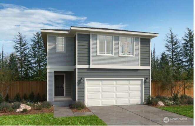 10312 6th Pl SE Unit 15, Lake Stevens, WA 98258 - traditional home with driveway and an attached garage