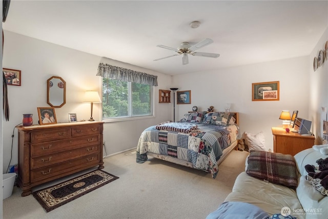 14904 108th Pl NE, Bothell, WA 98011 - bedroom featuring carpet, a ceiling fan, and baseboards