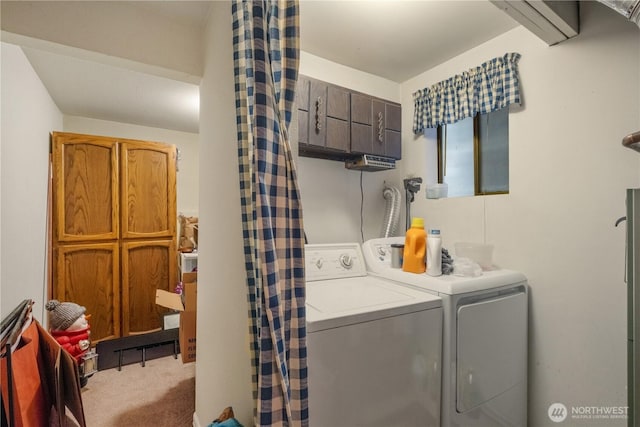 14904 108th Pl NE, Bothell, WA 98011 - laundry room featuring washing machine and clothes dryer and carpet floors