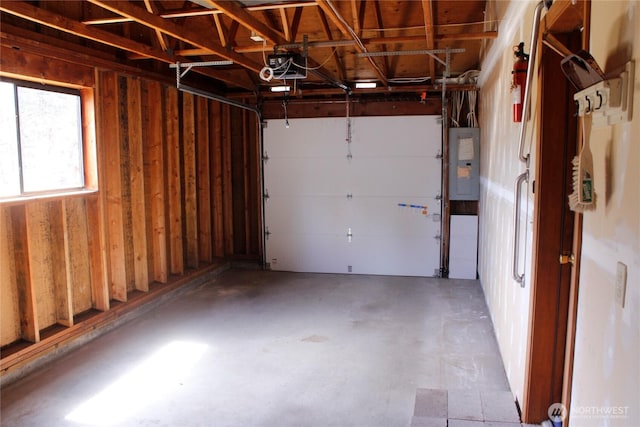 19494 N N Pl, Long Beach, WA 98631 - garage with electric panel and a garage door opener