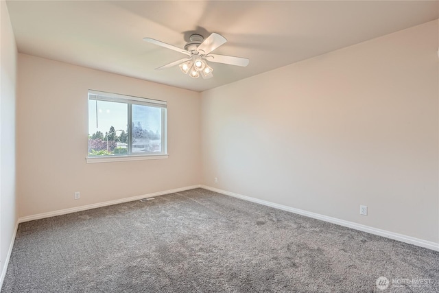 270 Kitsap Ave NE, Renton, WA 98059 - carpeted spare room with ceiling fan and baseboards