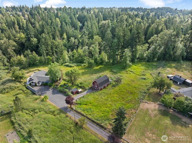 12012 County Line Rd E, Edgewood, WA 98372 - aerial view of property's location featuring a forest
