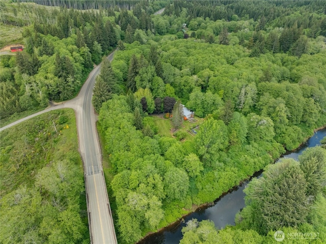 973 US Highway 101, Cosmopolis, WA 98537 - drone / aerial view of a nearby body of water and a forest