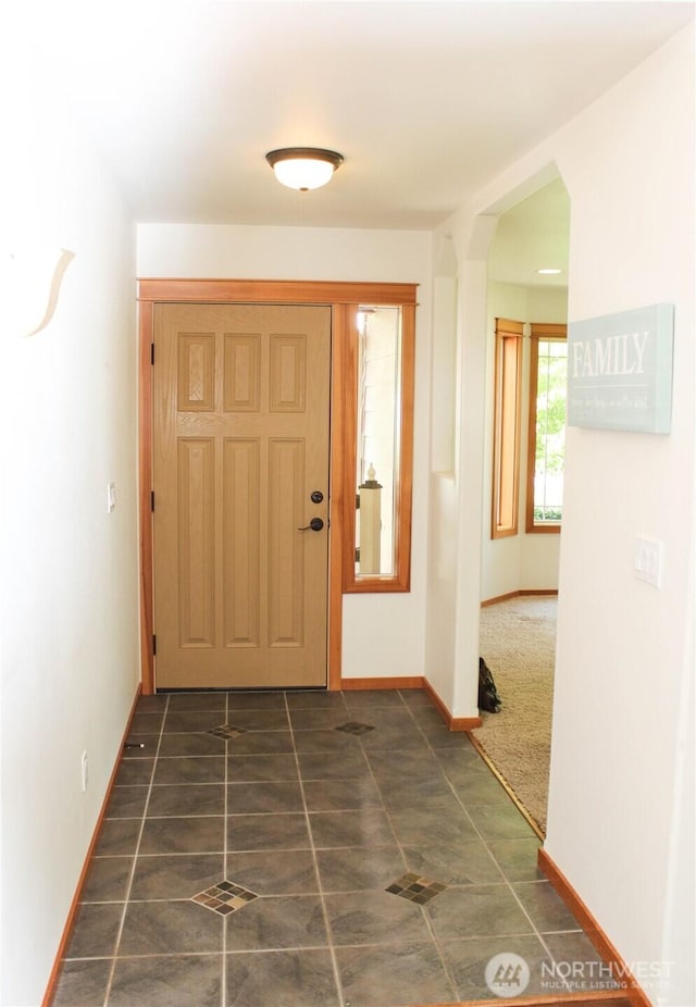 17247 154th Ave SE, Yelm, WA 98597 - entryway with baseboards and arched walkways
