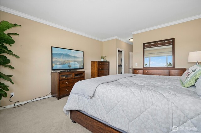 12232 SE 80th Way, Newcastle, WA 98056 - carpeted bedroom with ornamental molding