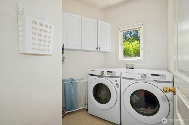 12232 SE 80th Way, Newcastle, WA 98056 - washroom featuring washer and clothes dryer and cabinet space