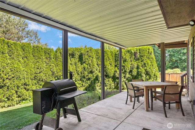 12232 SE 80th Way, Newcastle, WA 98056 - view of patio / terrace with outdoor dining space and grilling area