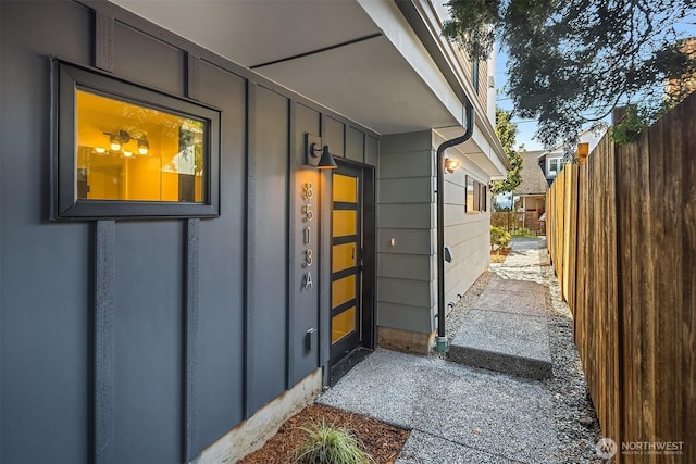 8513 19th Ave NW Unit A, Seattle, WA 98117 - entrance to property featuring board and batten siding