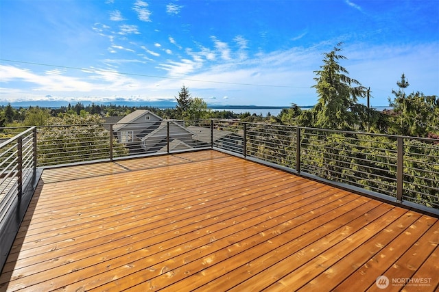 8513 19th Ave NW Unit A, Seattle, WA 98117 - view of wooden deck