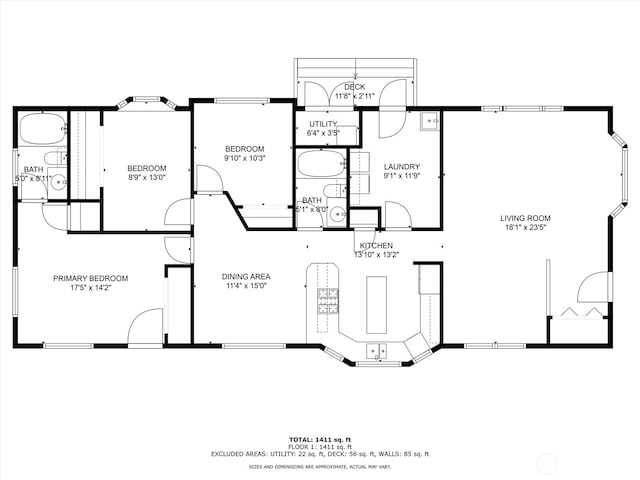 4628 109th Ave SE, Snohomish, WA 98290 - floor plan / room layout