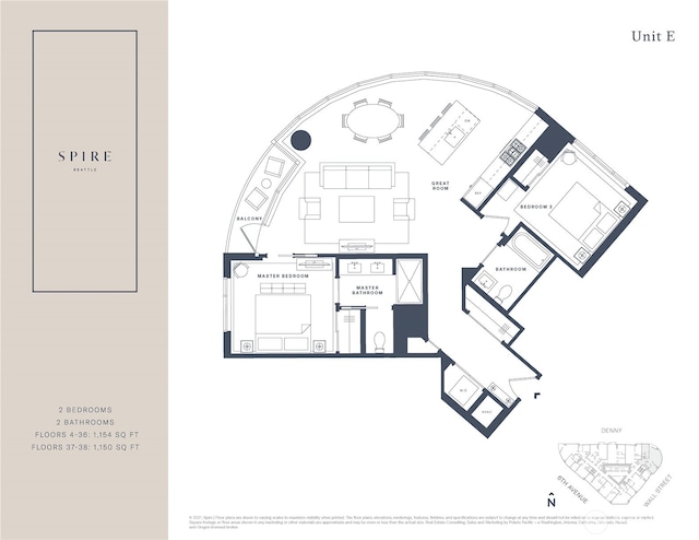 2510 6th Ave Unit 2802, Seattle, WA 98121 - property floor plan