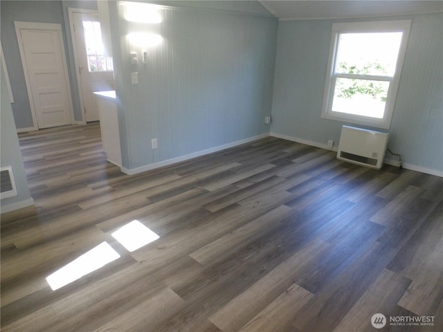 1707 258th Pl, Ocean Park, WA 98640 - spare room featuring dark wood-style floors and baseboards