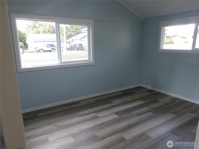 1707 258th Pl, Ocean Park, WA 98640 - bonus room featuring lofted ceiling, plenty of natural light, wood finished floors, and baseboards