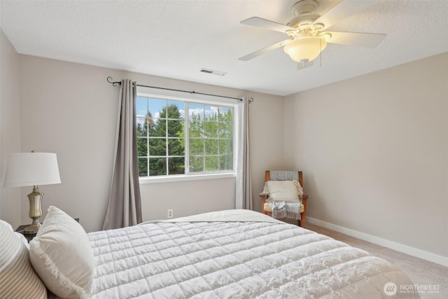 8906 NE 275th St, Battle Ground, WA 98604 - bedroom with baseboards, carpet, and ceiling fan