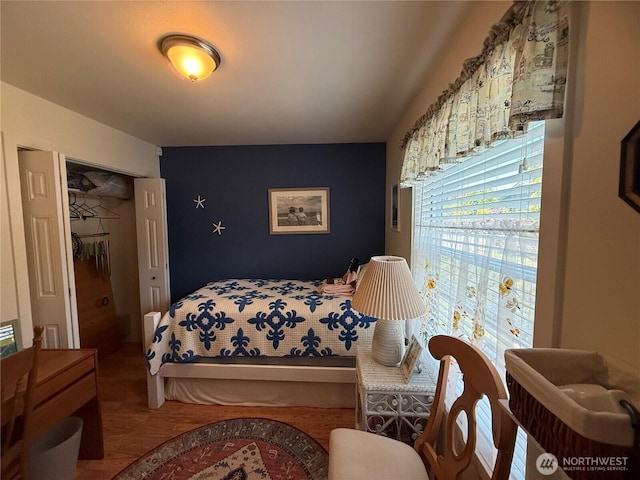 30511 M Pl, Ocean Park, WA 98640 - bedroom featuring wood finished floors and a closet
