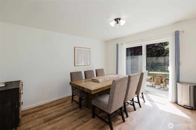 1819 Kuhn St, Port Townsend, WA 98368 - dining space with wood finished floors and baseboards