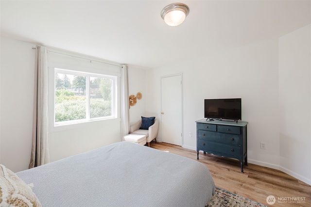 1819 Kuhn St, Port Townsend, WA 98368 - bedroom featuring light wood finished floors and baseboards