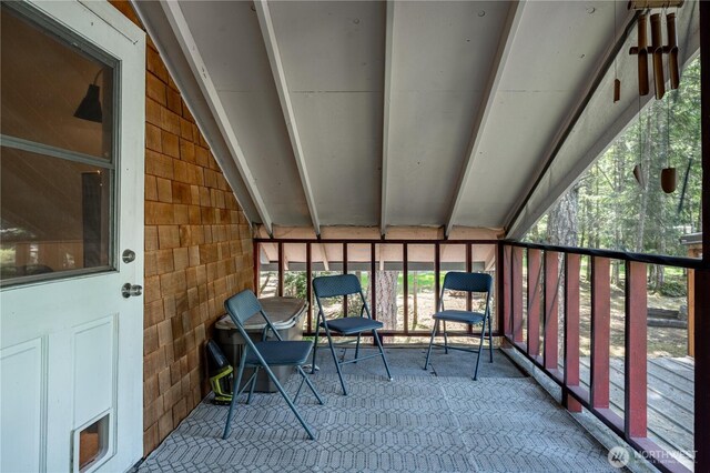 711 E Herron Blvd NW, Lakebay, WA 98349 - sunroom / solarium featuring lofted ceiling