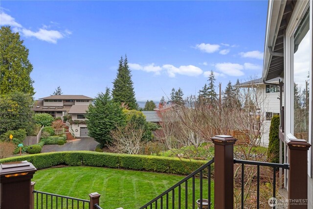 9317 192nd Pl SW, Edmonds, WA 98020 - view of green lawn featuring stairs