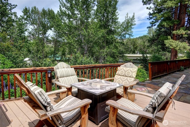 140 Twisp Ave W Unit 204, Twisp, WA 98856 - view of wooden terrace