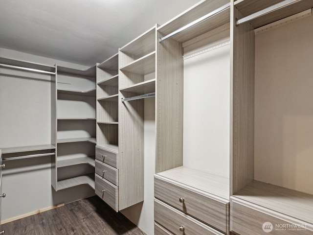 957 SW Camano Dr, Camano Island, WA 98282 - walk in closet featuring dark wood-style flooring