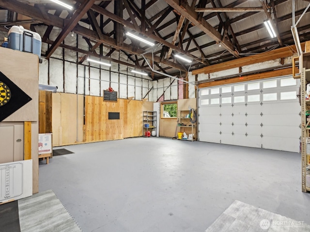 957 SW Camano Dr, Camano Island, WA 98282 - garage with wood walls