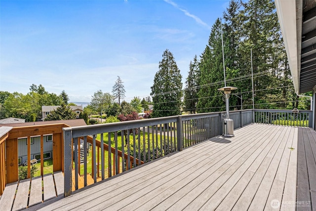 7391 E Grandview St, Port Orchard, WA 98366 - view of wooden deck