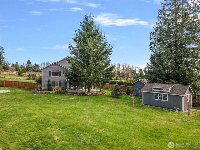 31632 19th Dr NW, Stanwood, WA 98292 - view of yard with an outdoor structure