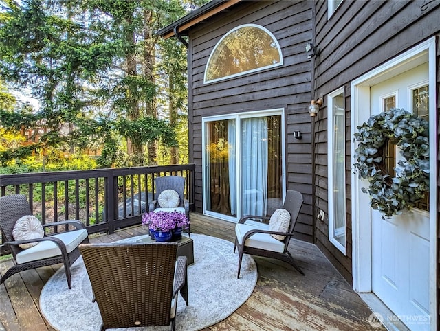 239 Alpine Dr, Packwood, WA 98361 - view of wooden deck