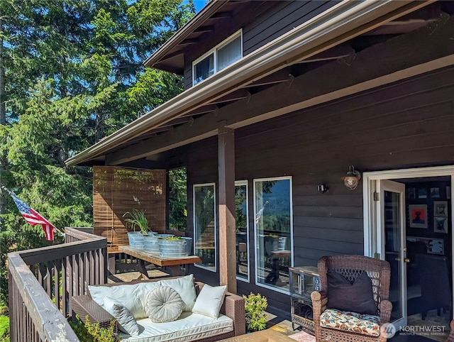 239 Alpine Dr, Packwood, WA 98361 - view of deck