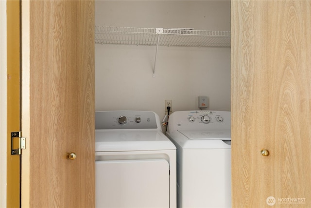 730 SE 8th Ave Unit B101, Oak Harbor, WA 98277 - washroom featuring separate washer and dryer