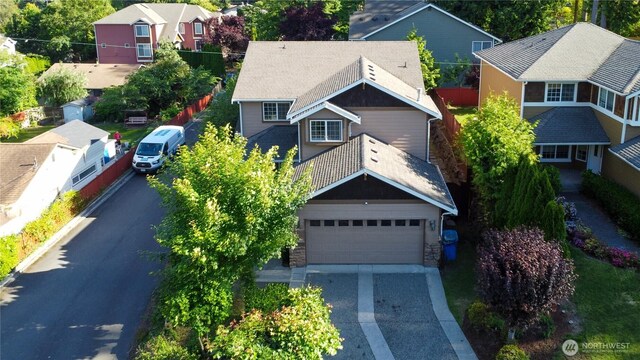 725 N 198th St, Shoreline, WA 98133 - aerial view of residential area