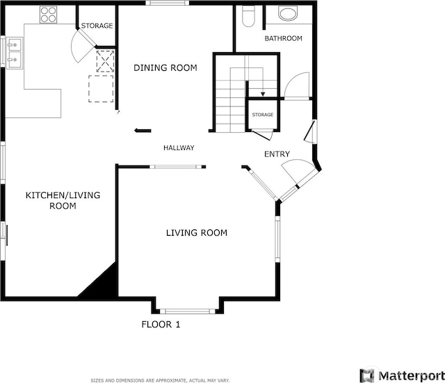 725 N 198th St, Shoreline, WA 98133 - floor plan / room layout