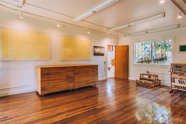 9202 3rd Ave NW, Seattle, WA 98117 - living area with rail lighting and wood finished floors