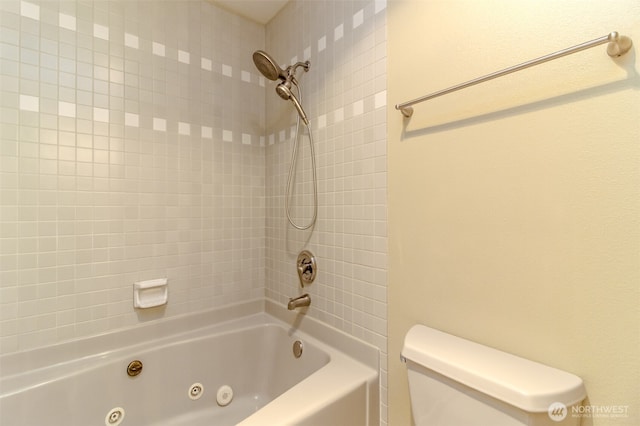 1526 Alki Ave SW Unit 303, Seattle, WA 98116 - bathroom featuring toilet and a combined bath / shower with jetted tub