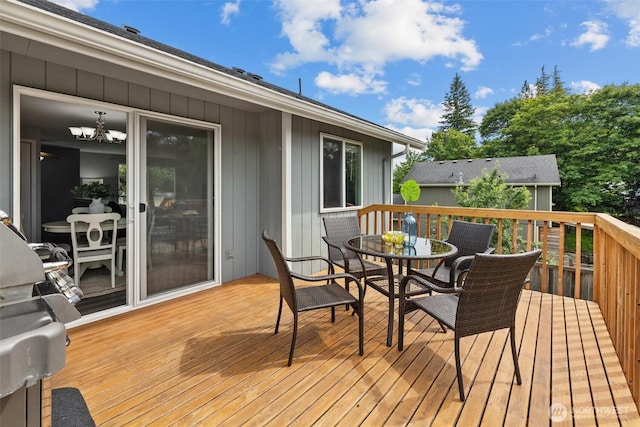11620 28th St NE, Lake Stevens, WA 98258 - wooden terrace featuring outdoor dining space