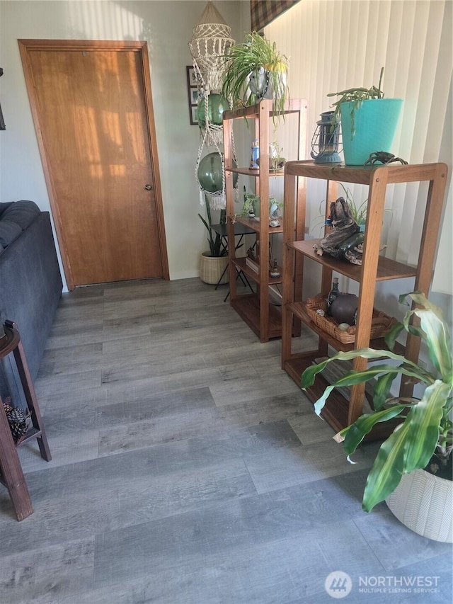 208 N Broadway St, Westport, WA 98595 - hallway featuring wood finished floors