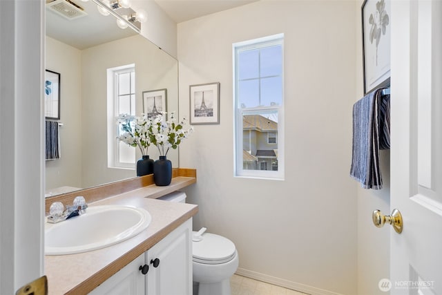 2300 Benson Rd S Unit D3, Renton, WA 98055 - half bath with vanity, toilet, and baseboards