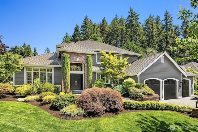 21505 30th Ave SE, Bothell, WA 98021 - traditional-style house featuring an attached garage, a front lawn, and asphalt driveway