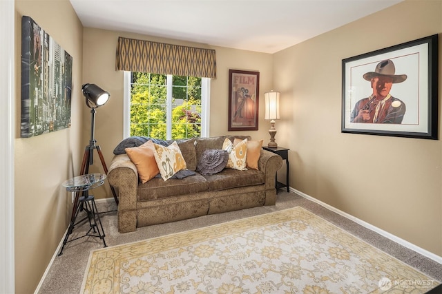 21505 30th Ave SE, Bothell, WA 98021 - living area with carpet flooring and baseboards