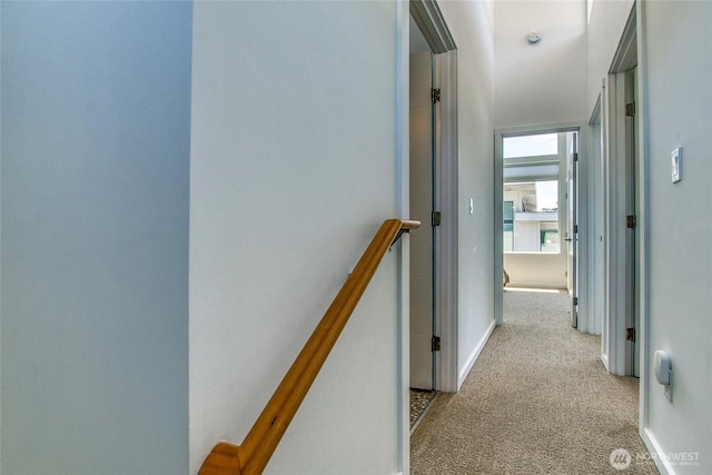 430 Prune Aly Unit B, Orcas Island, WA 98245 - corridor featuring light colored carpet and baseboards