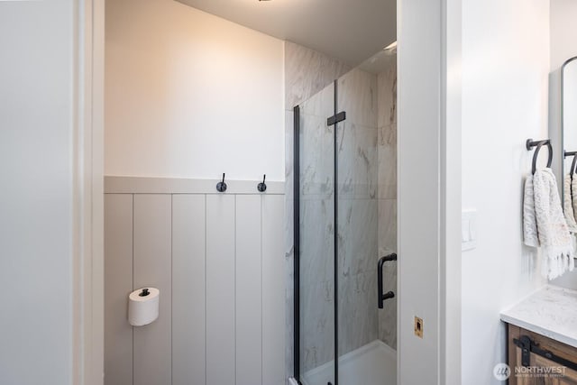 12009 NW Dodson Rd, Ephrata, WA 98823 - full bath featuring a stall shower and vanity