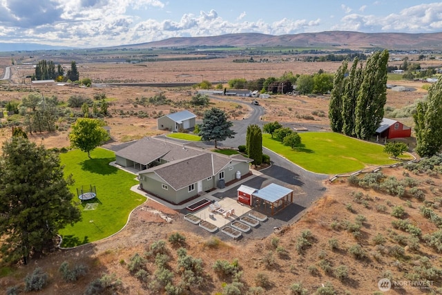 12009 NW Dodson Rd, Ephrata, WA 98823 - view from above of property featuring a mountainous background