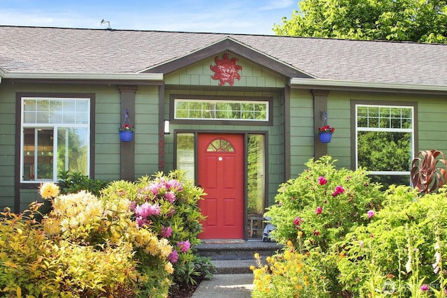 1055 Falls Dr, Bellingham, WA 98229 - property entrance featuring roof with shingles