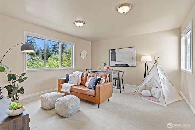 25939 SE 22nd Pl, Sammamish, WA 98075 - living area with carpet floors and baseboards