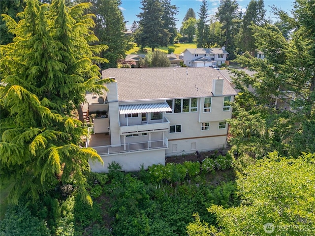 3726 SW 313th St, Federal Way, WA 98023 - aerial view of property and surrounding area with a tree filled landscape